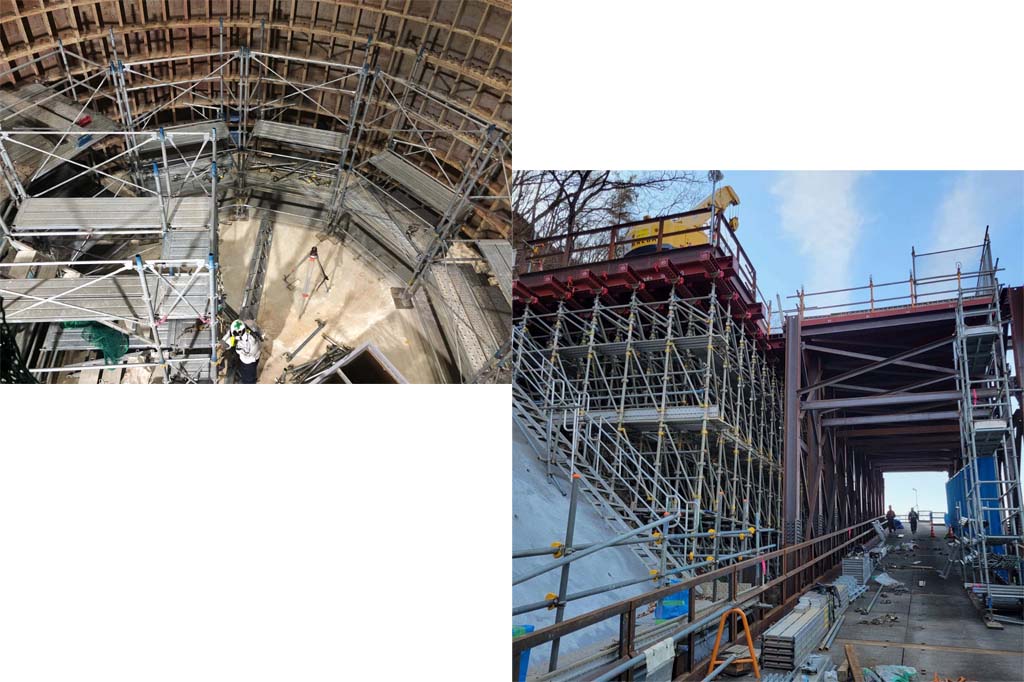 事業内容-仮設足場・支保工組立・解体1